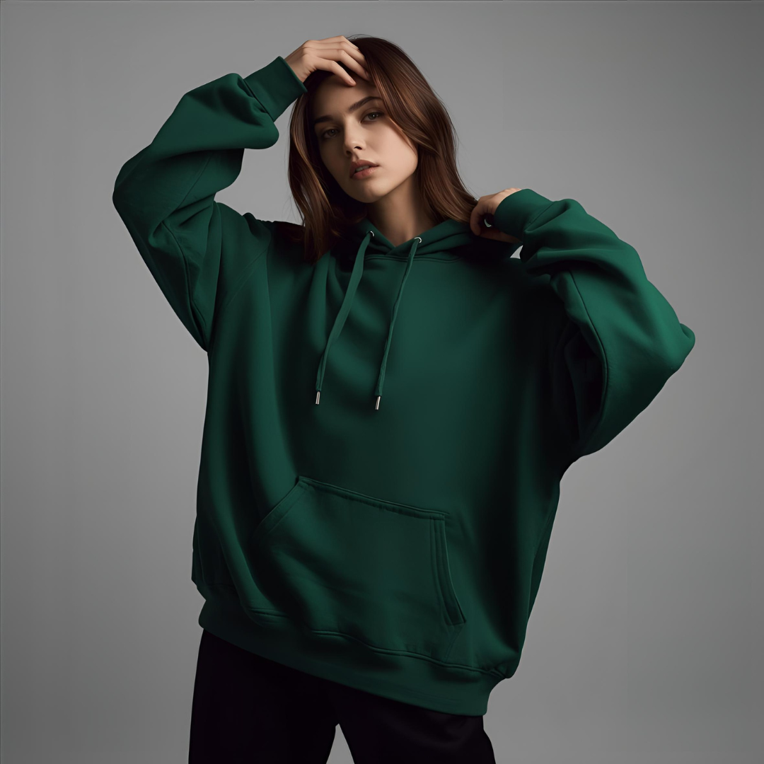 ARYA | Green Oversized Hoodie